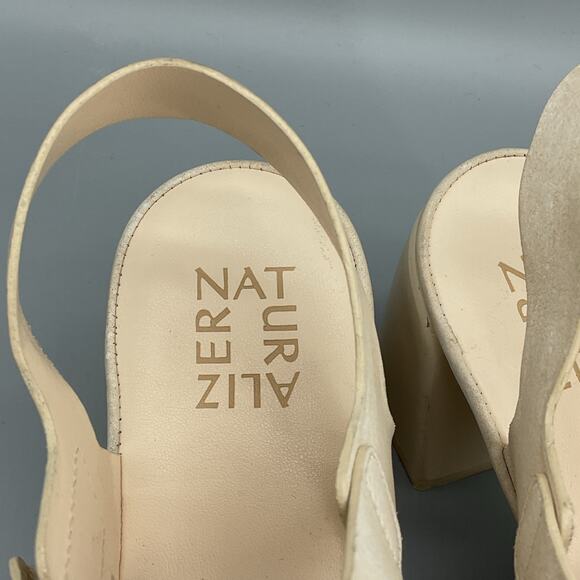 NEW Naturalizer Women’s Genn-Rise Ankle Strap Sandals Beige Size 9.5M - Picture 6 of 10